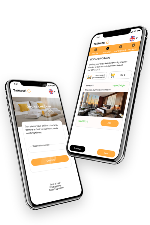 Online check-in hotel mobile Online check-in hotel mobile