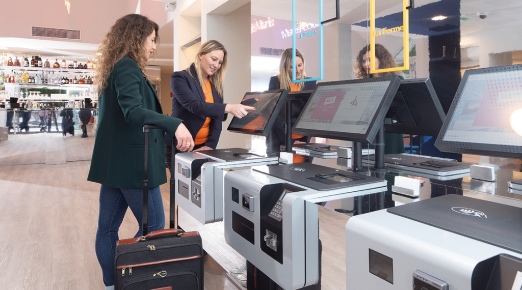 Tabhotel's check-in kiosks at M3 hotel ferney